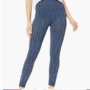 SPANX Women's Look at Me Now Leggings Indigo Geo Tights Plus Size 2X